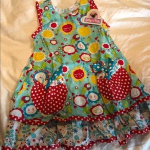 New Jelly the Pug Girls Size 4 Dress